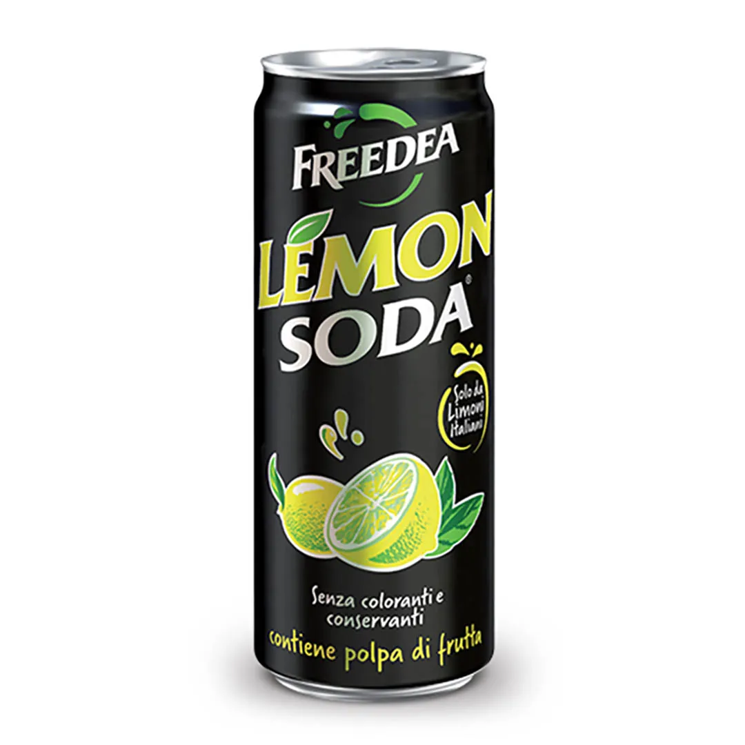 Lemon soda lattina