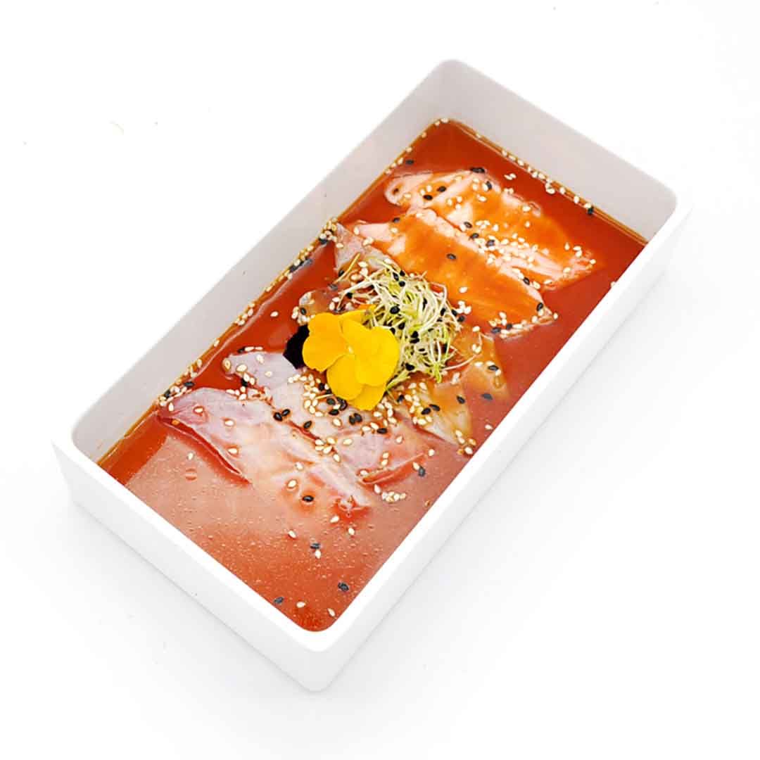 Carpaccio misto flambé 6 pz