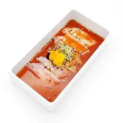 Carpaccio misto flambé 6 pz
