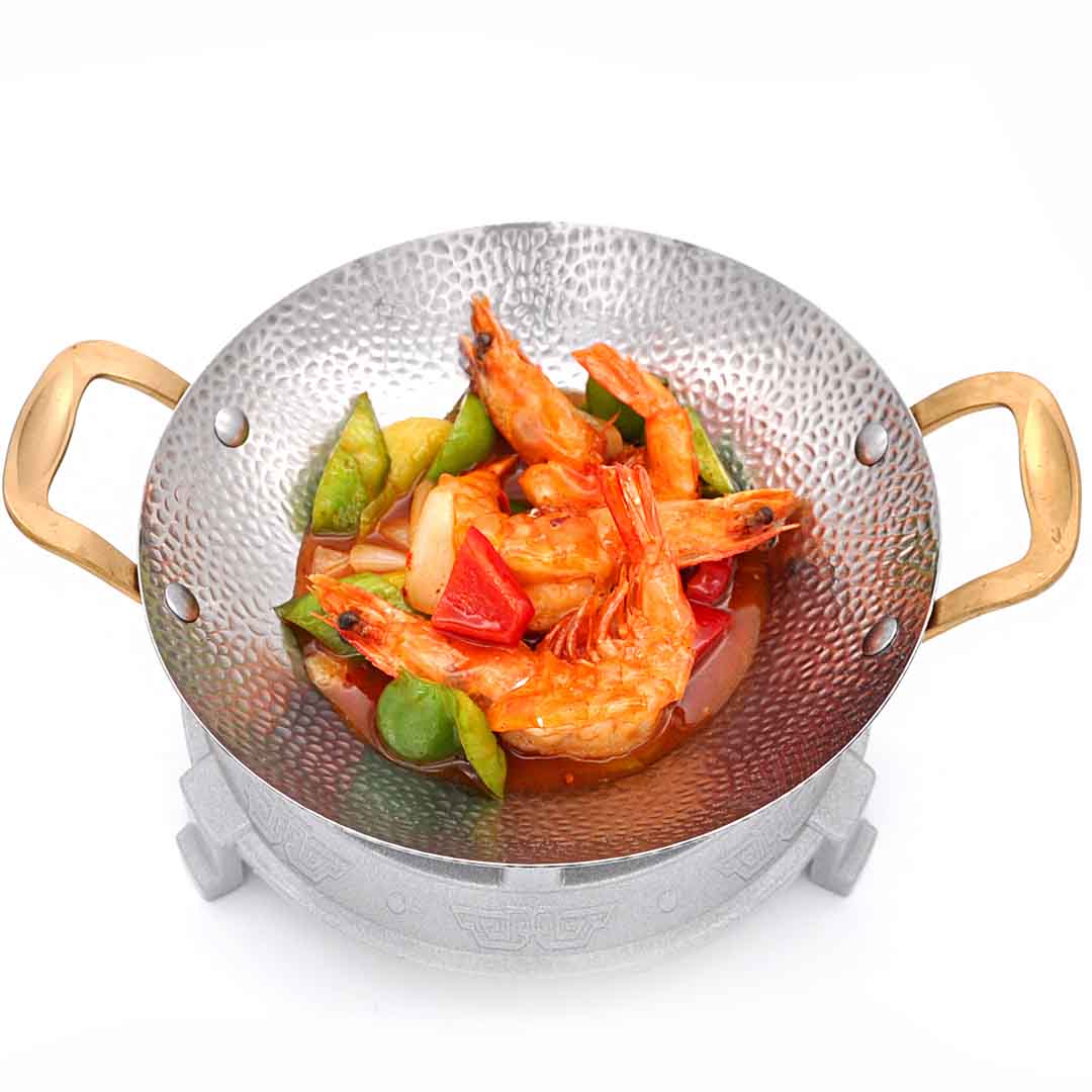 Wok gamberi