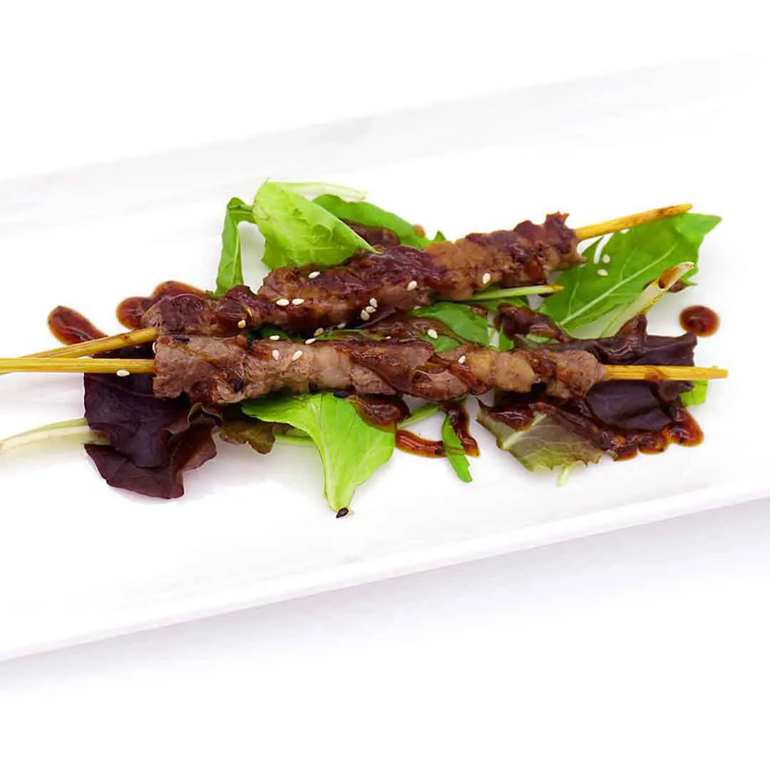 Teppanyaki spiedini di agnello