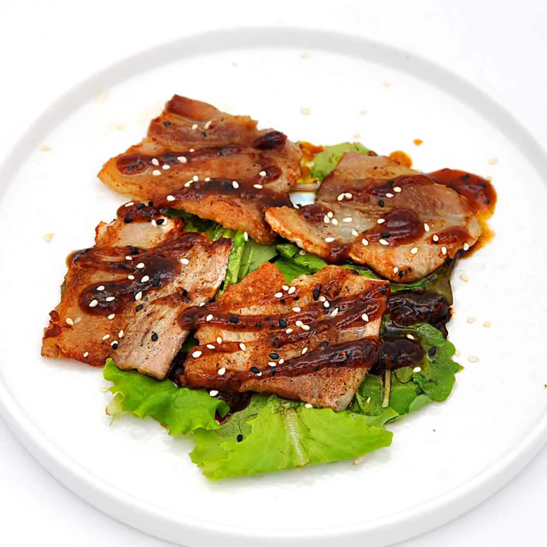 Teppanyaki barbecue pancetta