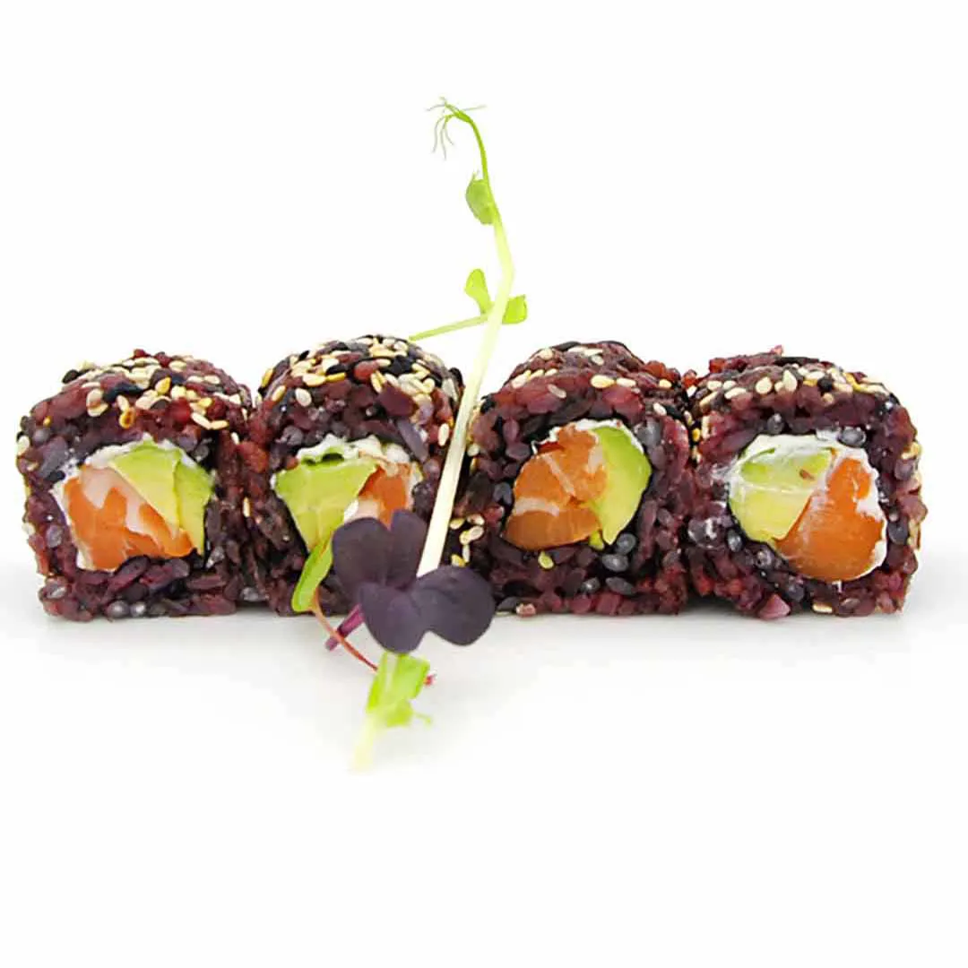 Uramaki black sake 8 pz