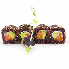 Uramaki black sake 8 pz