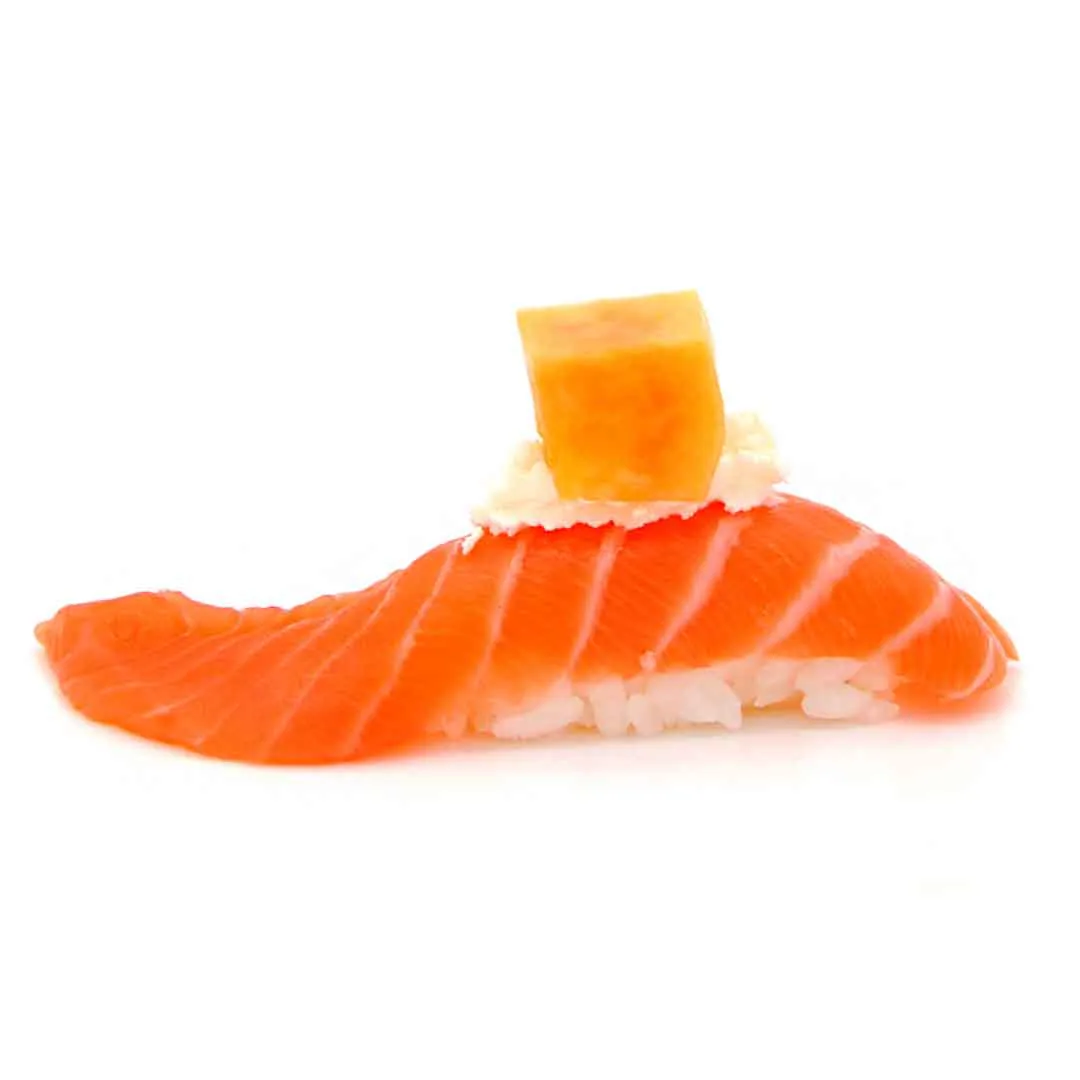 Nigiri salmone philadelphia papaya 2 pz