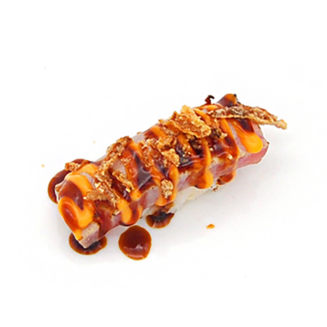 Nigiri fire tuna cipolla croccante 2 pz