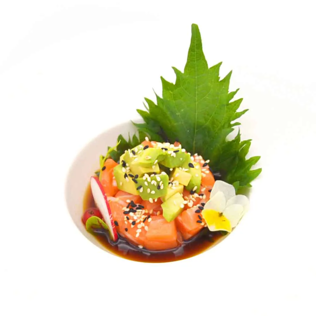 Tartare sake avocado