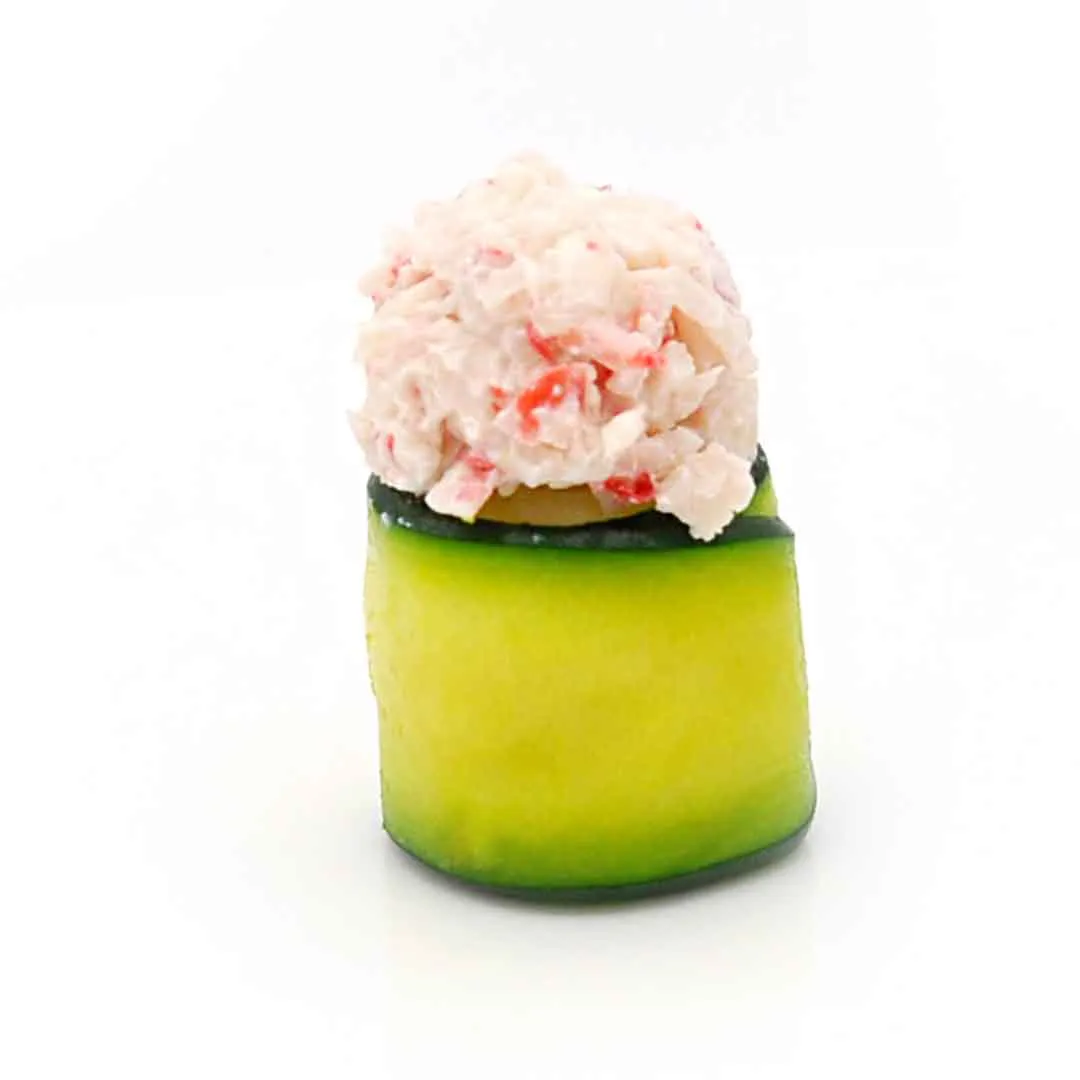 Gunkan fresh zucchine polpa di granchio 2 pz
