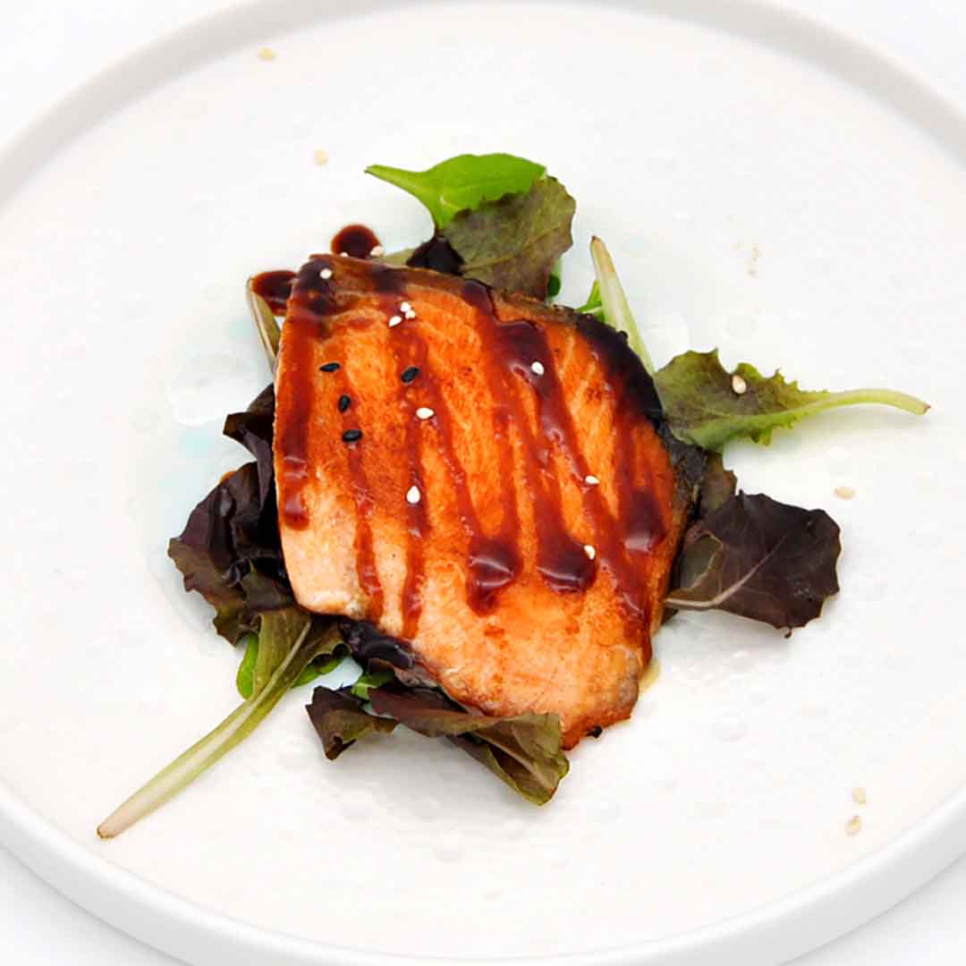 Teppanyaki salmone