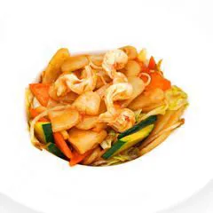 Gnocchi di riso con gamberi
